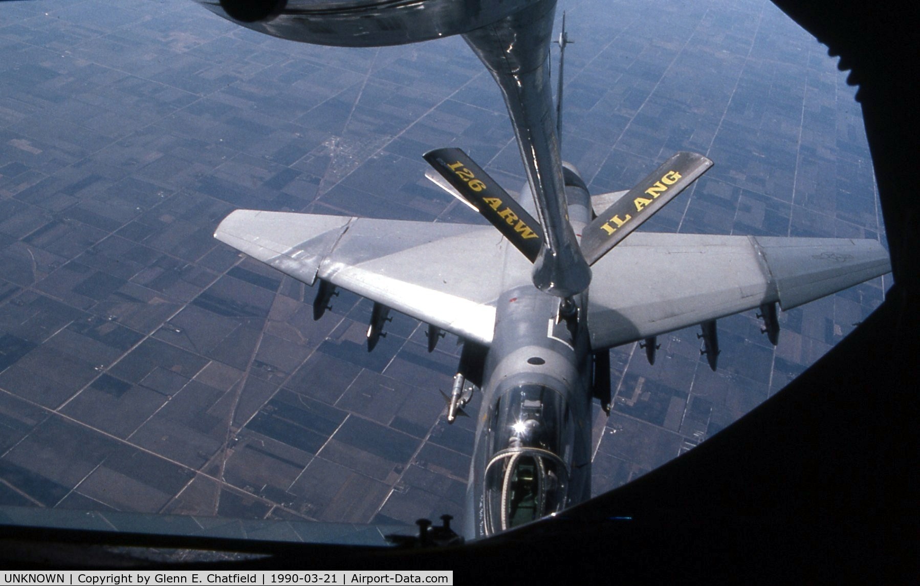 UNKNOWN, , Refueling A-7s over Estherville, IA