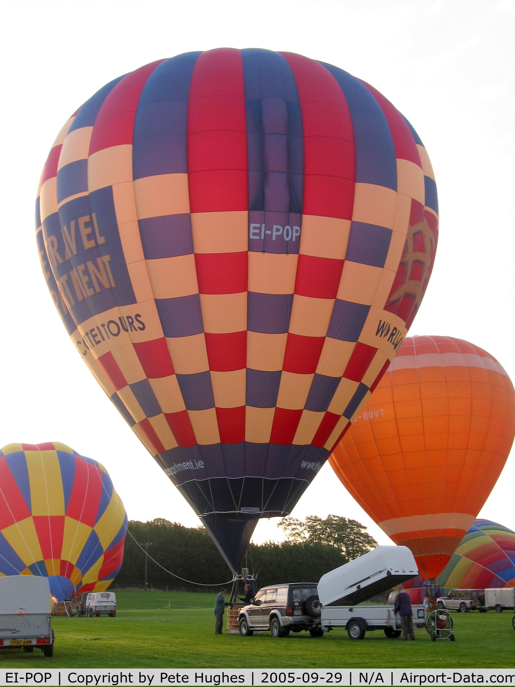 EI-POP, Cameron Balloons Z-90 C/N 10753, EI-POP Cameron Z-90 at the 2005 Irish HAB Championships