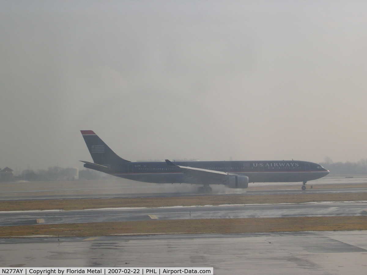 N277AY, 2001 Airbus A330-323 C/N 0380, US Airways