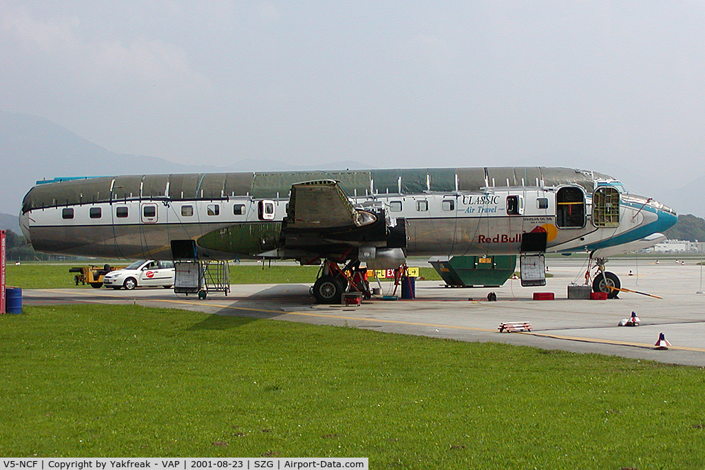 V5-NCF, 1958 Douglas DC-6B C/N 45563, Red Bull DC6