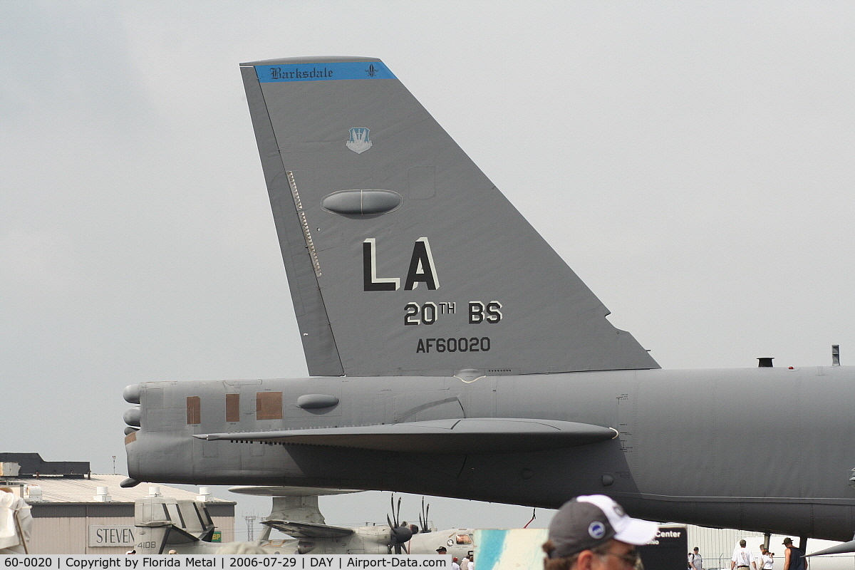 60-0020, 1960 Boeing B-52H Stratofortress C/N 464385, B-52H