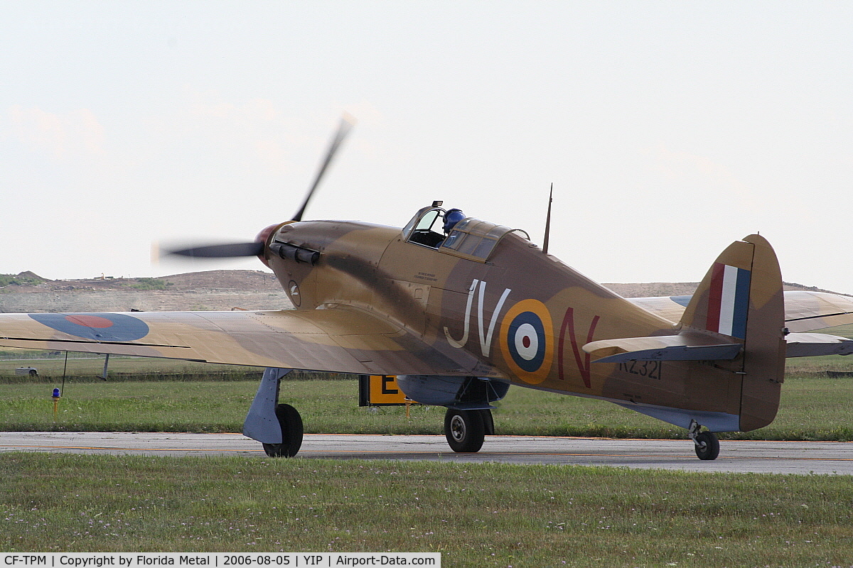 CF-TPM, 1943 Hawker Hurricane IV C/N KZ321, Hurricane