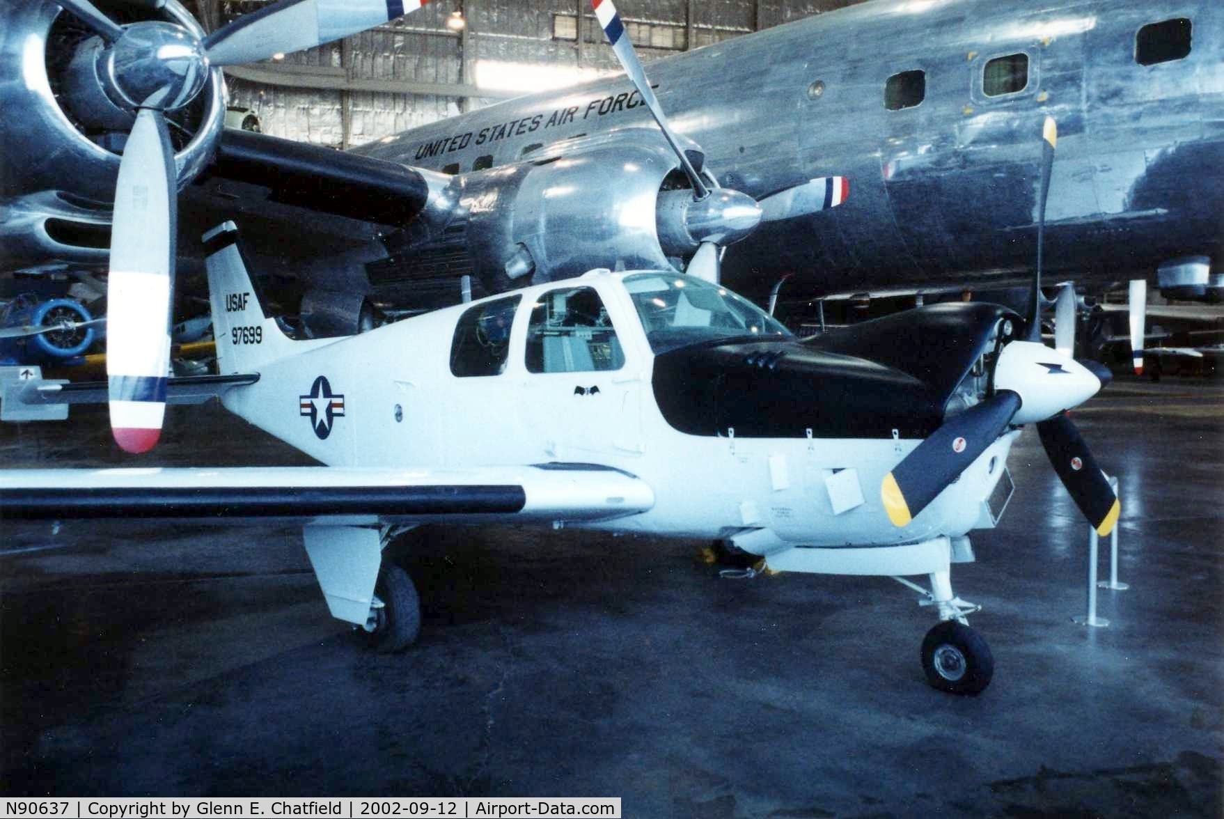 N90637, 1969 Beech QU-22B C/N EB-7 (69-7699), QU-22B 69-7699 at the National Museum of the U.S. Air Force