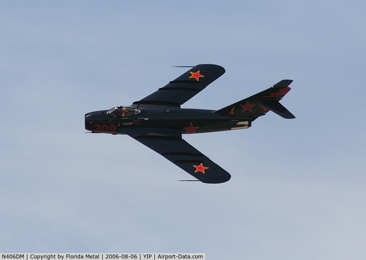 N406DM, 1957 Mikoyan-Gurevich MiG-17T C/N 0613, Mig17