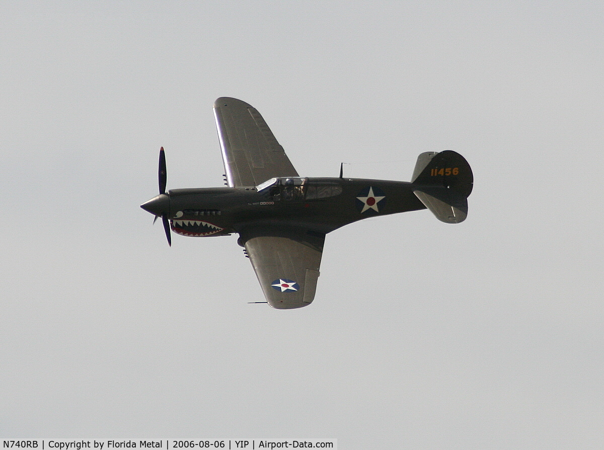 N740RB, 1944 Curtiss P-40N Warhawk C/N 33108, P-40