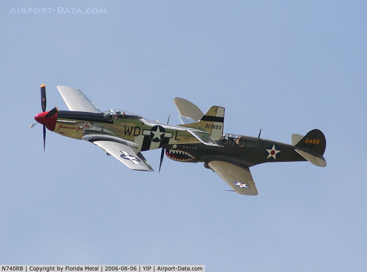 N740RB, 1944 Curtiss P-40N Warhawk C/N 33108, P-40
