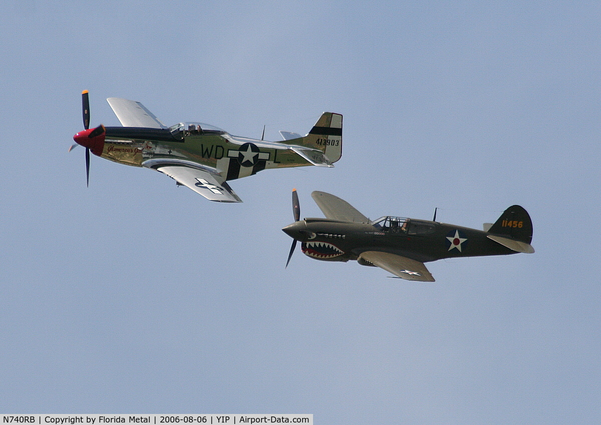 N740RB, 1944 Curtiss P-40N Warhawk C/N 33108, P-40