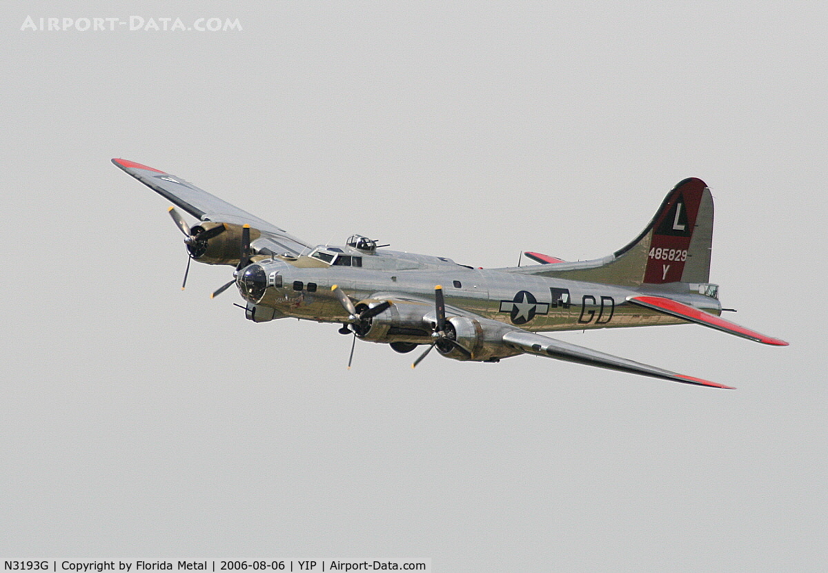 N3193G, 1944 Boeing B-17G Flying Fortress C/N 77255, B-17 Yankee Lady