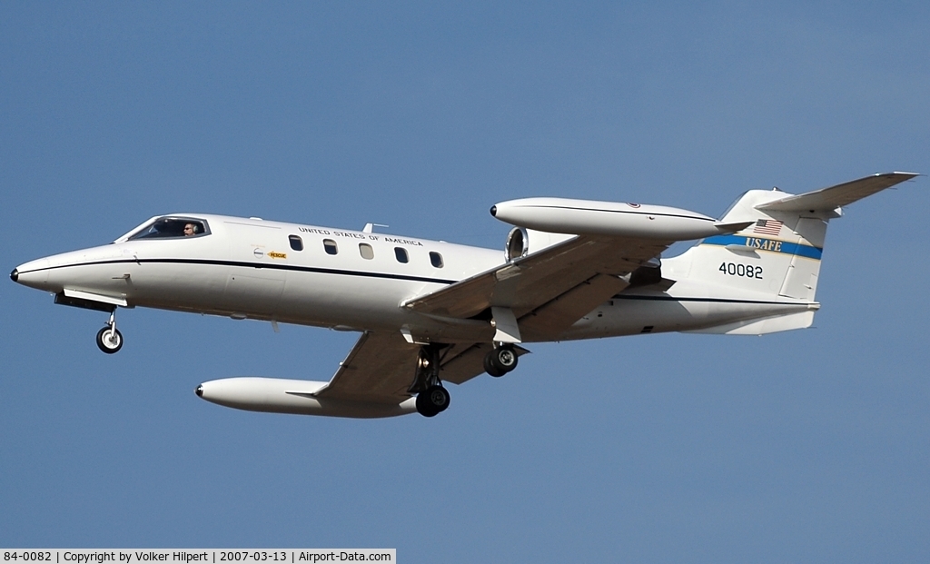 84-0082, 1984 Gates Learjet C-21A C/N 35A-528, Gates C-21A