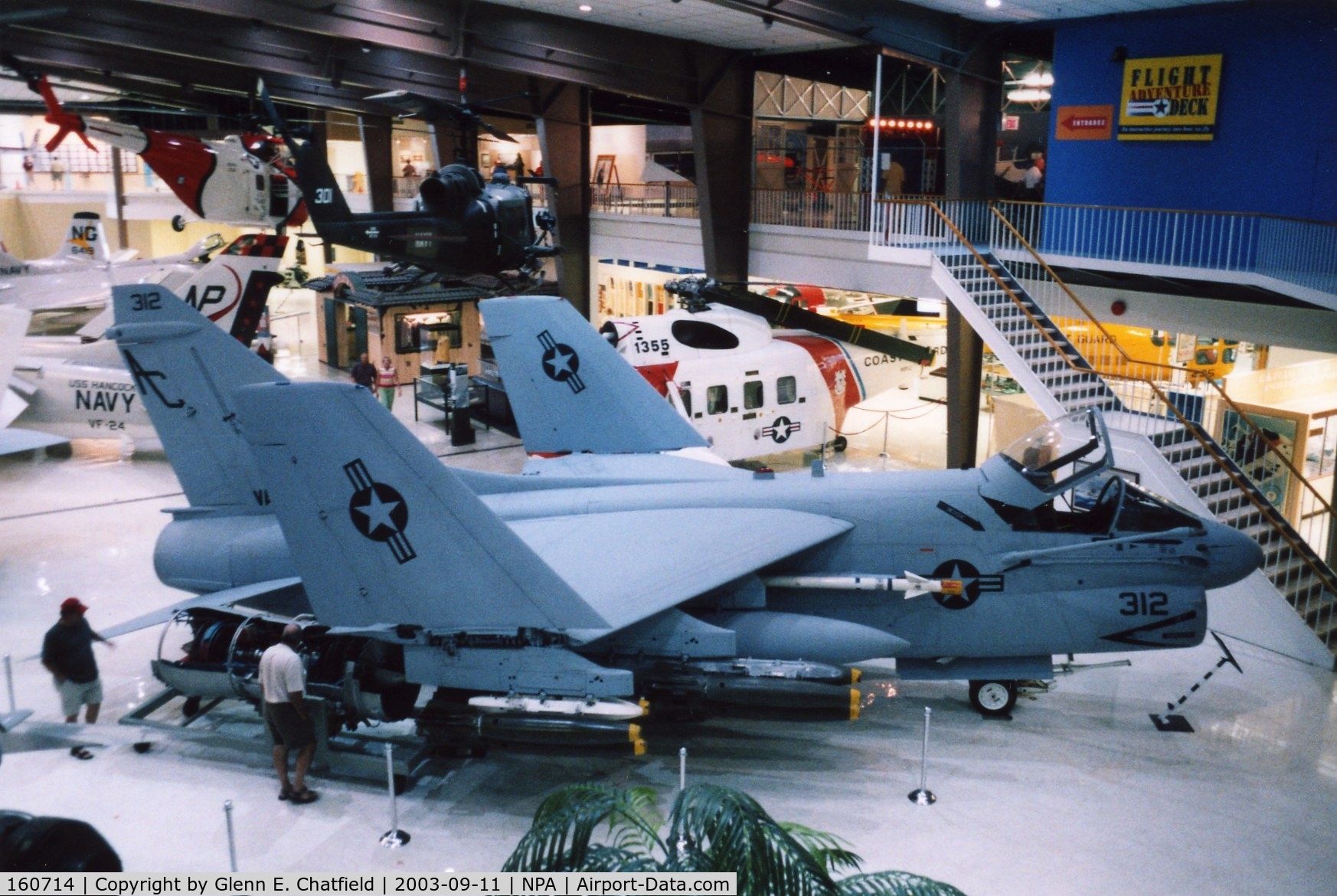 160714, LTV A-7E Corsair II C/N E-547, A-7E at the National Museum of Naval Aviation