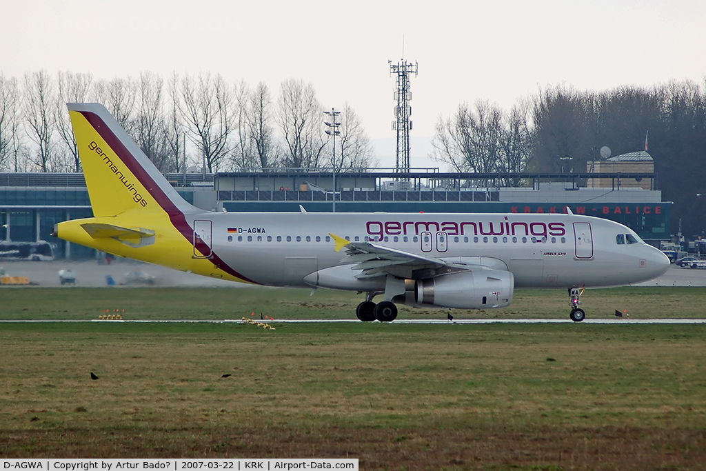 D-AGWA, 2006 Airbus A319-132 C/N 2813, Germanwings