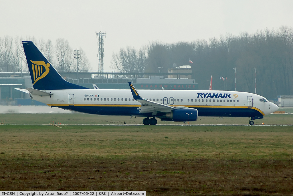 EI-CSN, 2000 Boeing 737-8AS C/N 29927, Ryanair