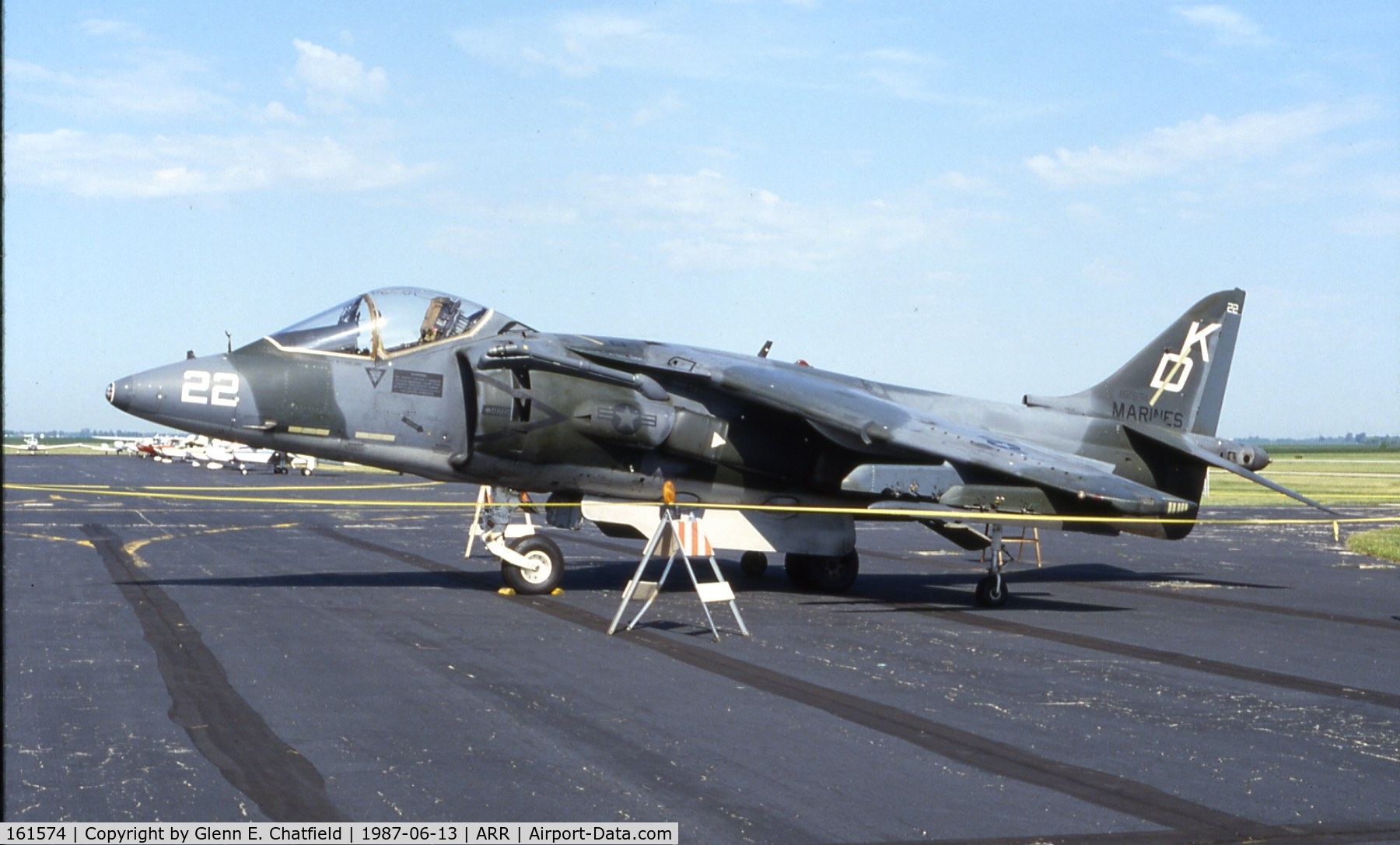 161574, McDonnell Douglas AV-8B Harrier II C/N 512006/6, AV-8B Harrier for the open house event