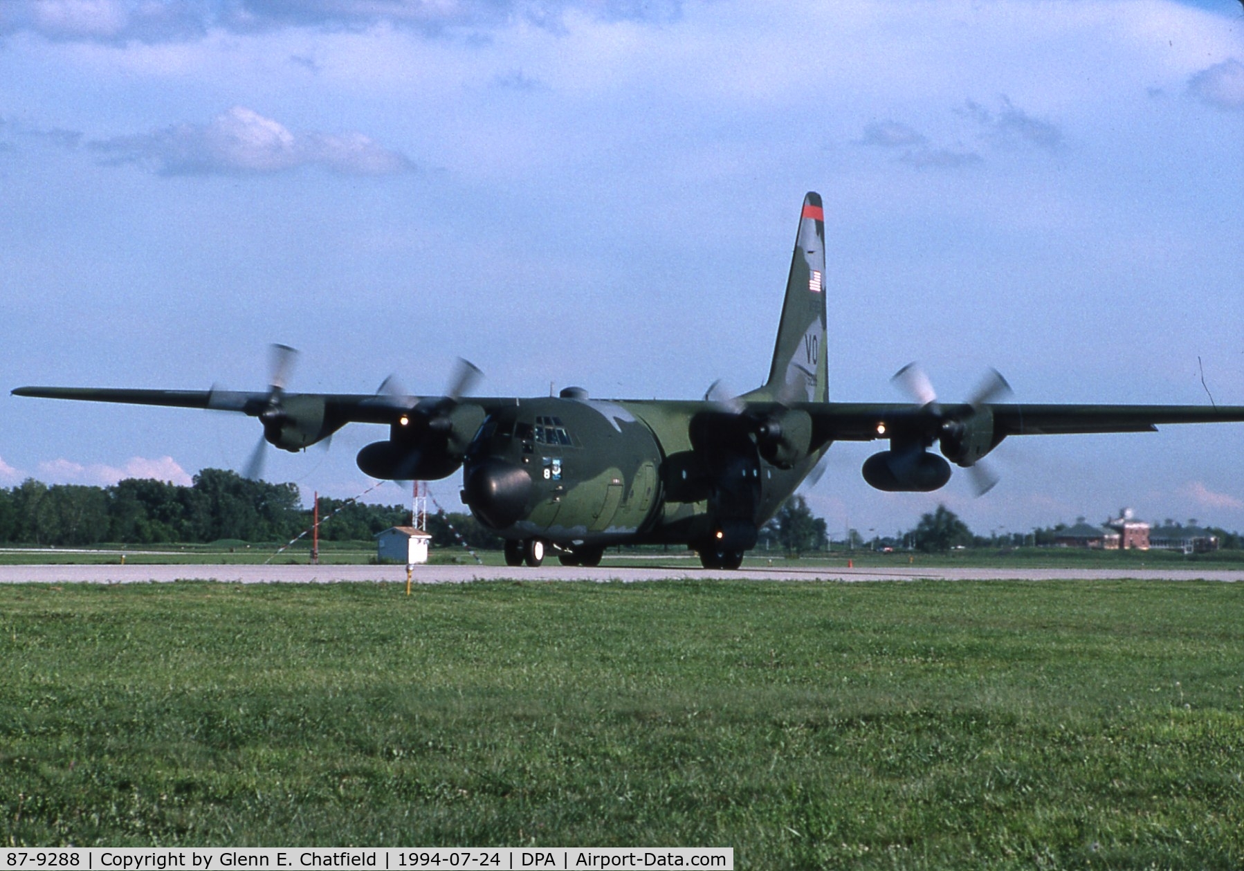 87-9288, 1987 Lockheed C-130H Hercules C/N 382-5129, C-130 at the airshow.