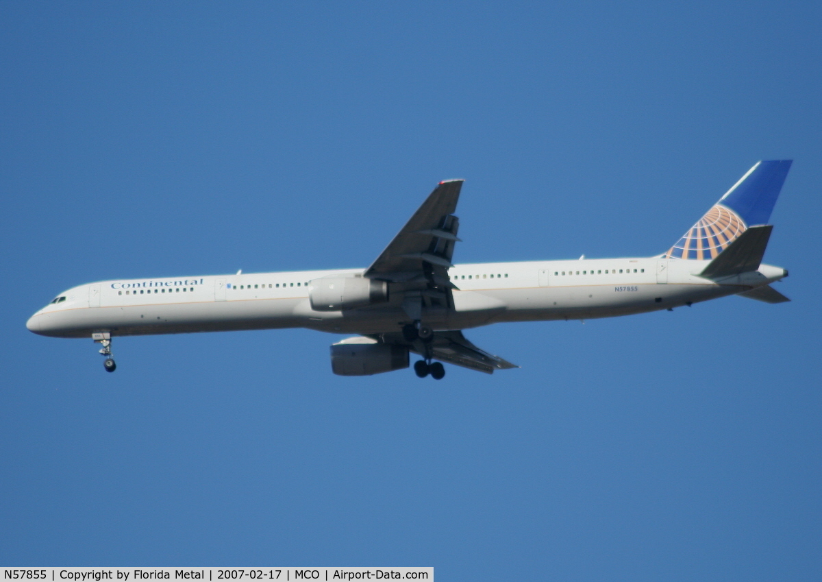 N57855, 2004 Boeing 757-324 C/N 32814, Continental