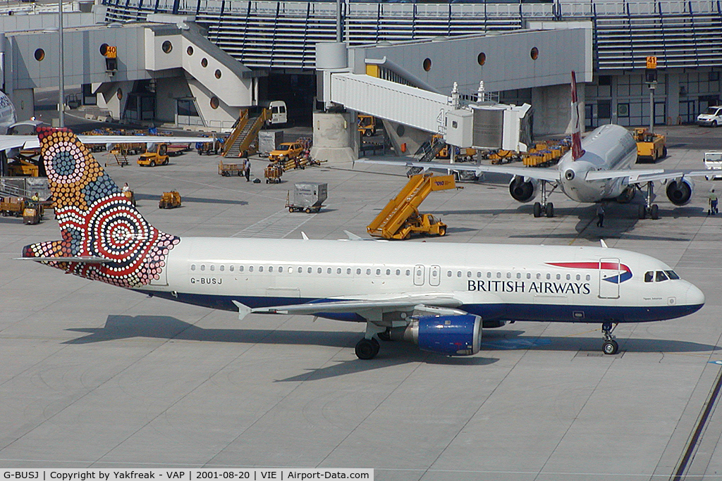 G-BUSJ, 1990 Airbus A320-211 C/N 109, British Airways Airbus 320