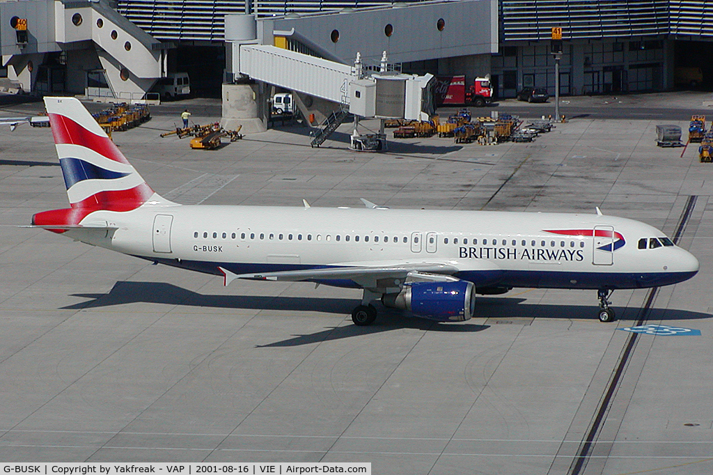 G-BUSK, 1990 Airbus A320-211 C/N 120, British Airways Airbus 320