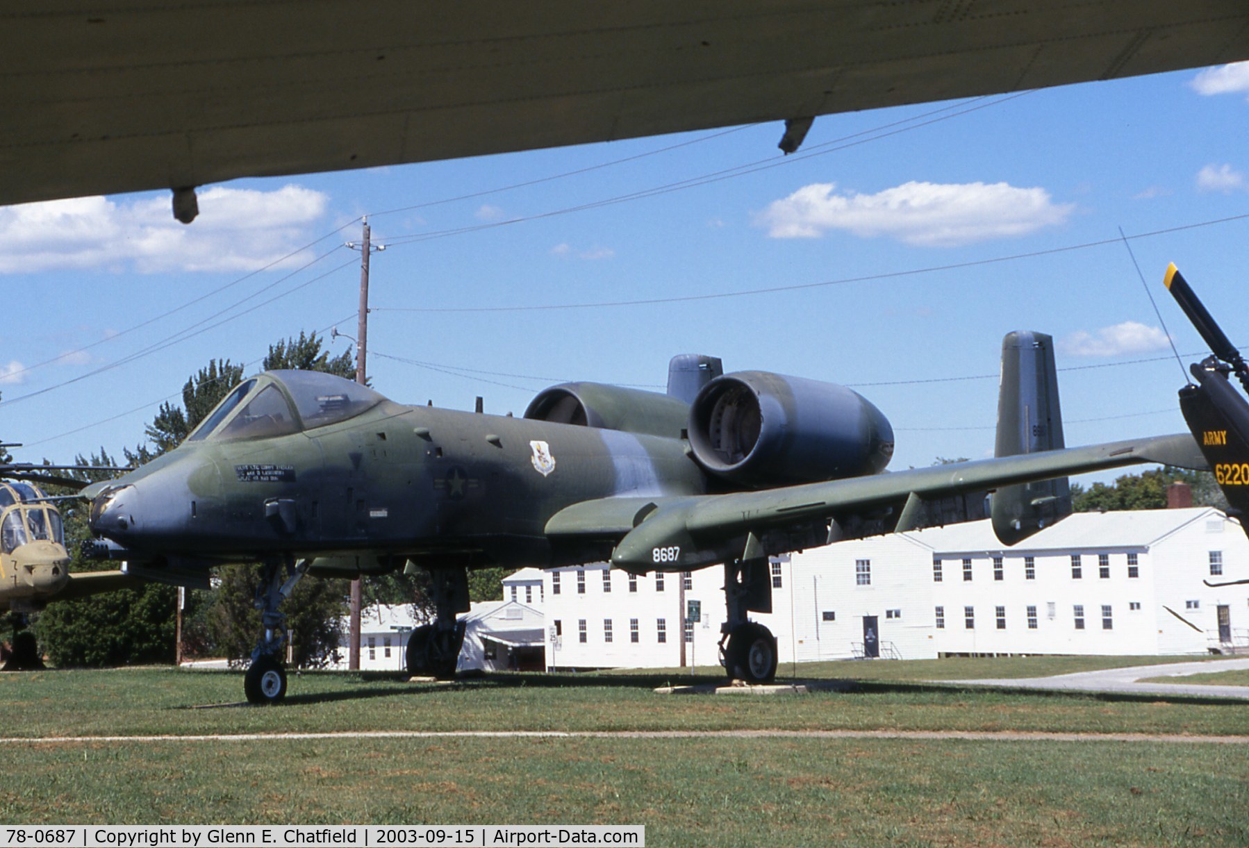 78-0687, 1978 Fairchild Republic A-10A Thunderbolt II C/N A10-0307, A-10A at Ft. Campbell, KY 101st Airborne Div. Museum