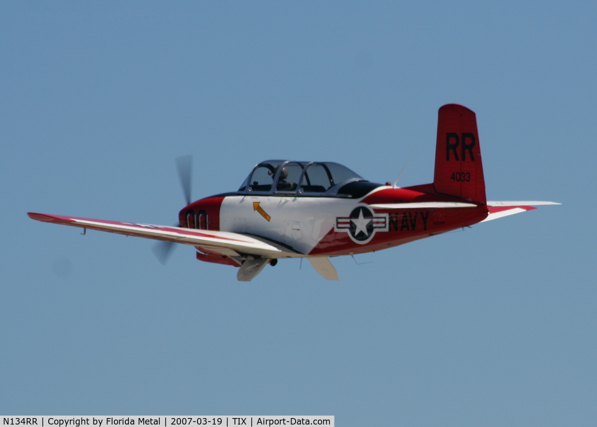 N134RR, 1957 Beech D-45 (T-34B) Mentor C/N BG-340, T-34