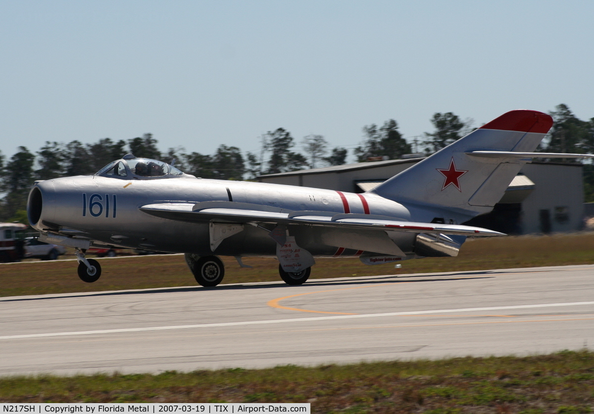 N217SH, 1959 PZL-Mielec Lim-5 (MiG-17F) C/N 1C1611, Mig-17