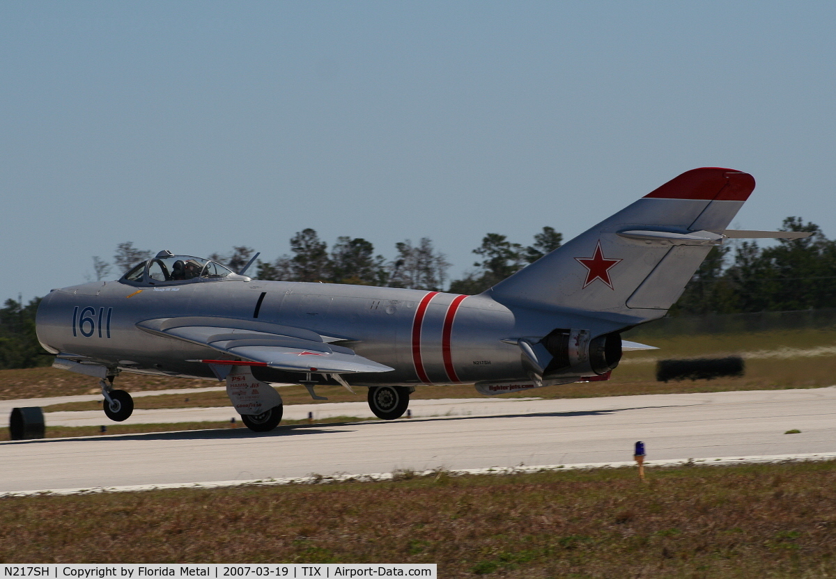 N217SH, 1959 PZL-Mielec Lim-5 (MiG-17F) C/N 1C1611, Mig-17