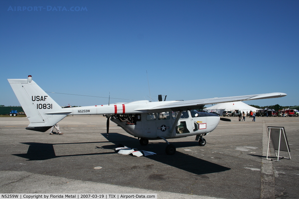N5259W, 1968 Cessna M337B (O-2A) Super Skymaster C/N 337M-0196 (68-10831), O-2