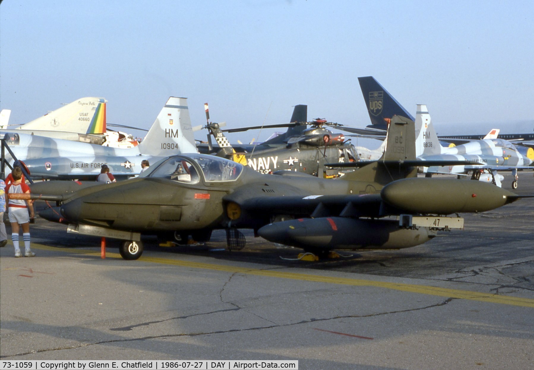 73-1059, 1973 Cessna OA-37B Dragonfly C/N 43422, OA-37B at the Dayton International Air Show