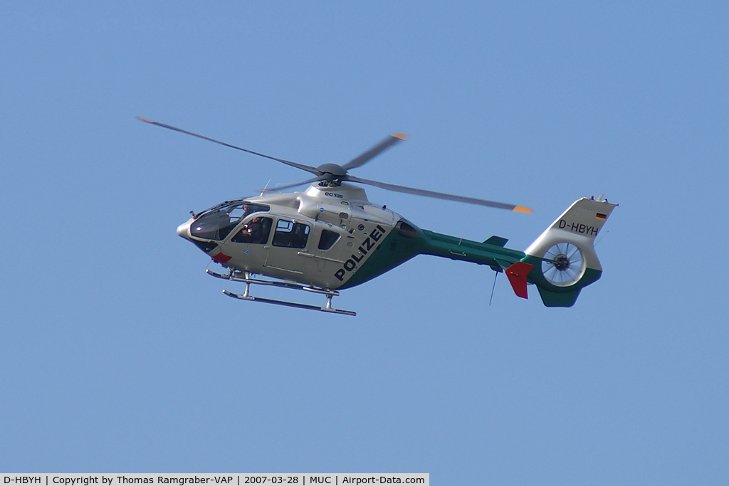 D-HBYH, Eurocopter EC-135P-2 C/N 0100, German Police Eurocopter EC-135