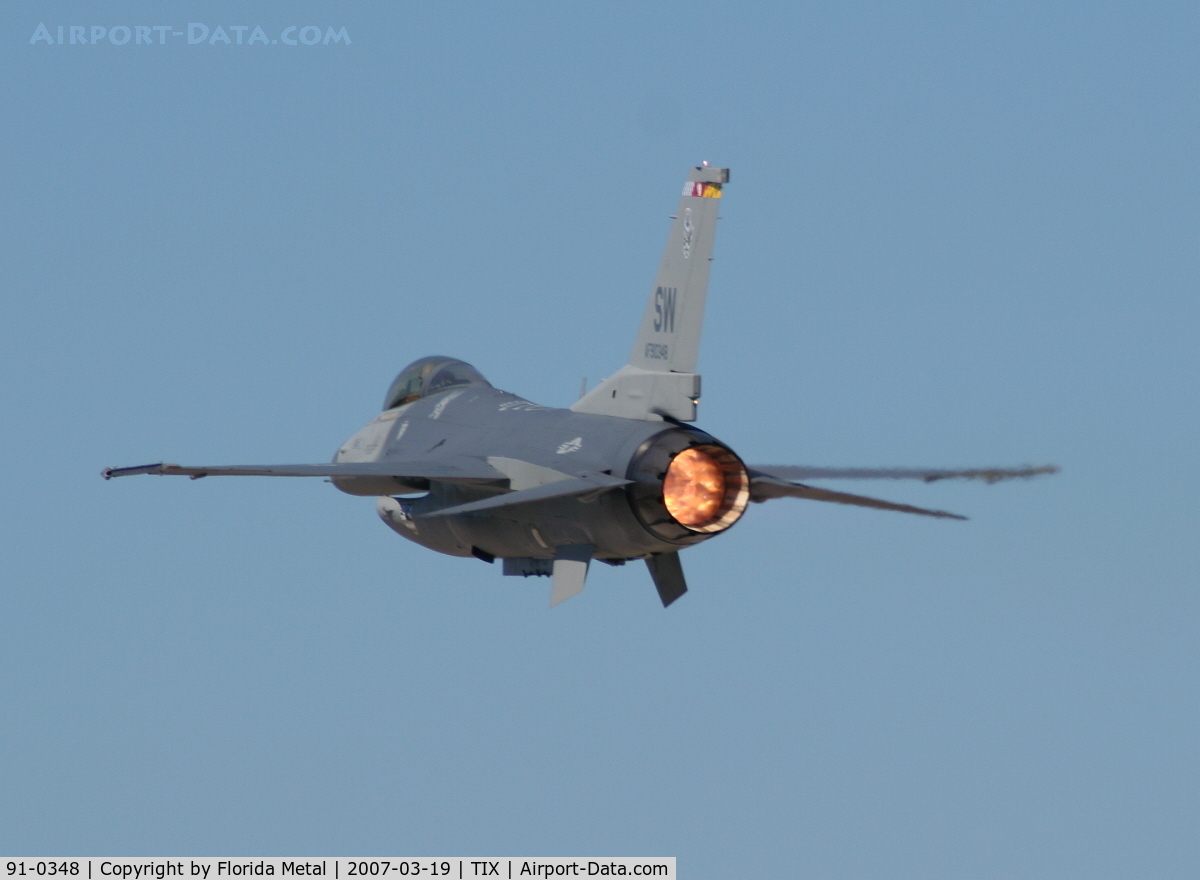 91-0348, 1989 General Dynamics F-16CJ Fighting Falcon C/N CC-46, F-16C