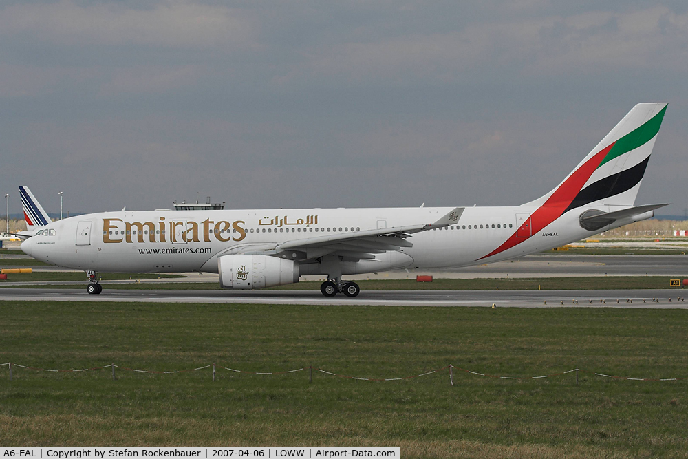 A6-EAL, 2002 Airbus A330-243 C/N 462, Flight EK128 to Dubai.