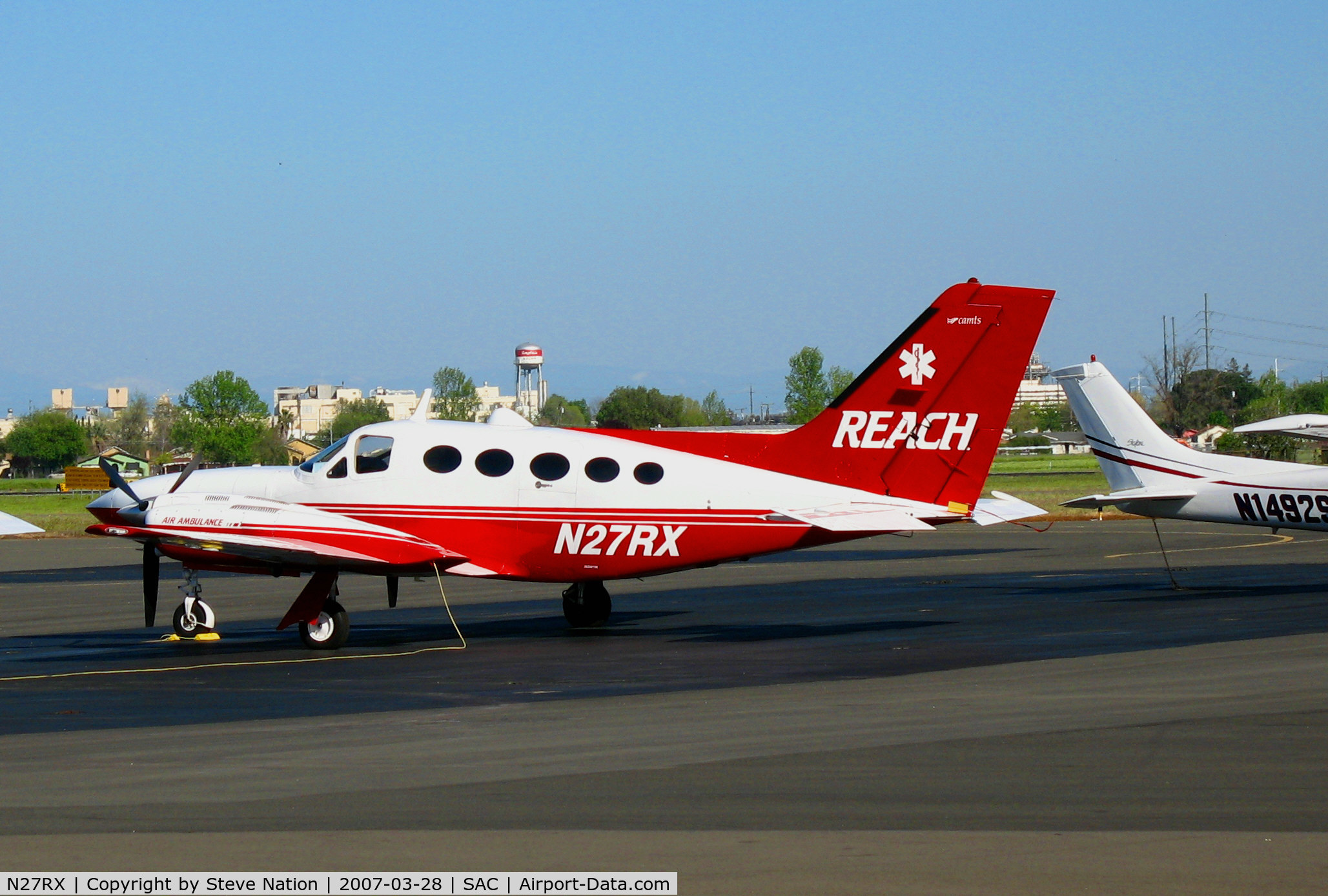 N27RX, 1977 Cessna 421C Golden Eagle C/N 421C0404, REACH 1977 Cessna 421 @ Sacramento Executive Airport, CA