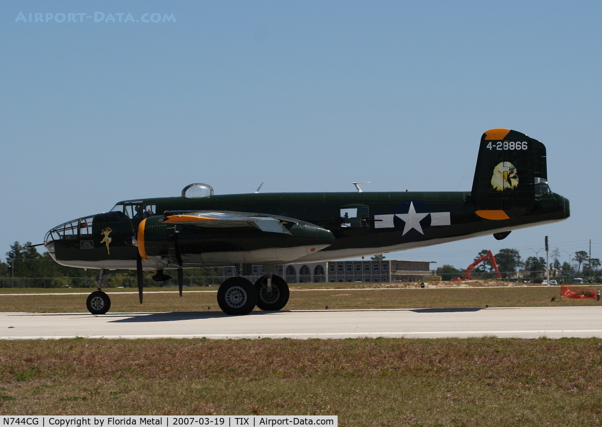 N744CG, 1944 North American B-25N Mitchell C/N 108-32141, B-25