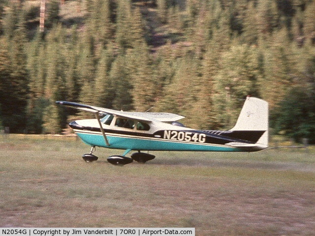 N2054G, 1958 Cessna 182A Skylane C/N 51354, Flying out of Minam Lodge near Cove, Oregon.