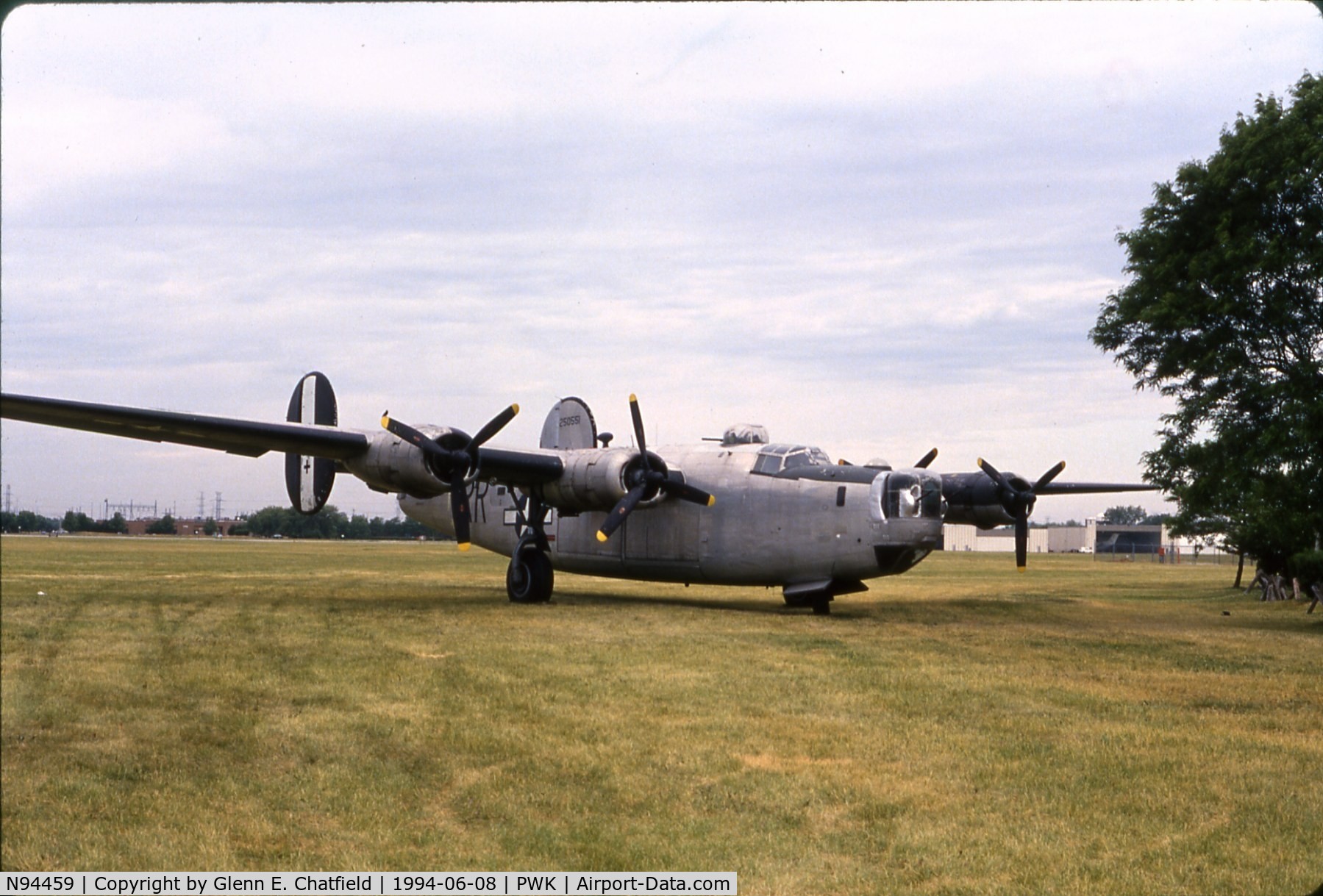 N94459, 1944 Consolidated B-24J Liberator C/N 1567, In front of the 94th Aero Sqdn restaurant