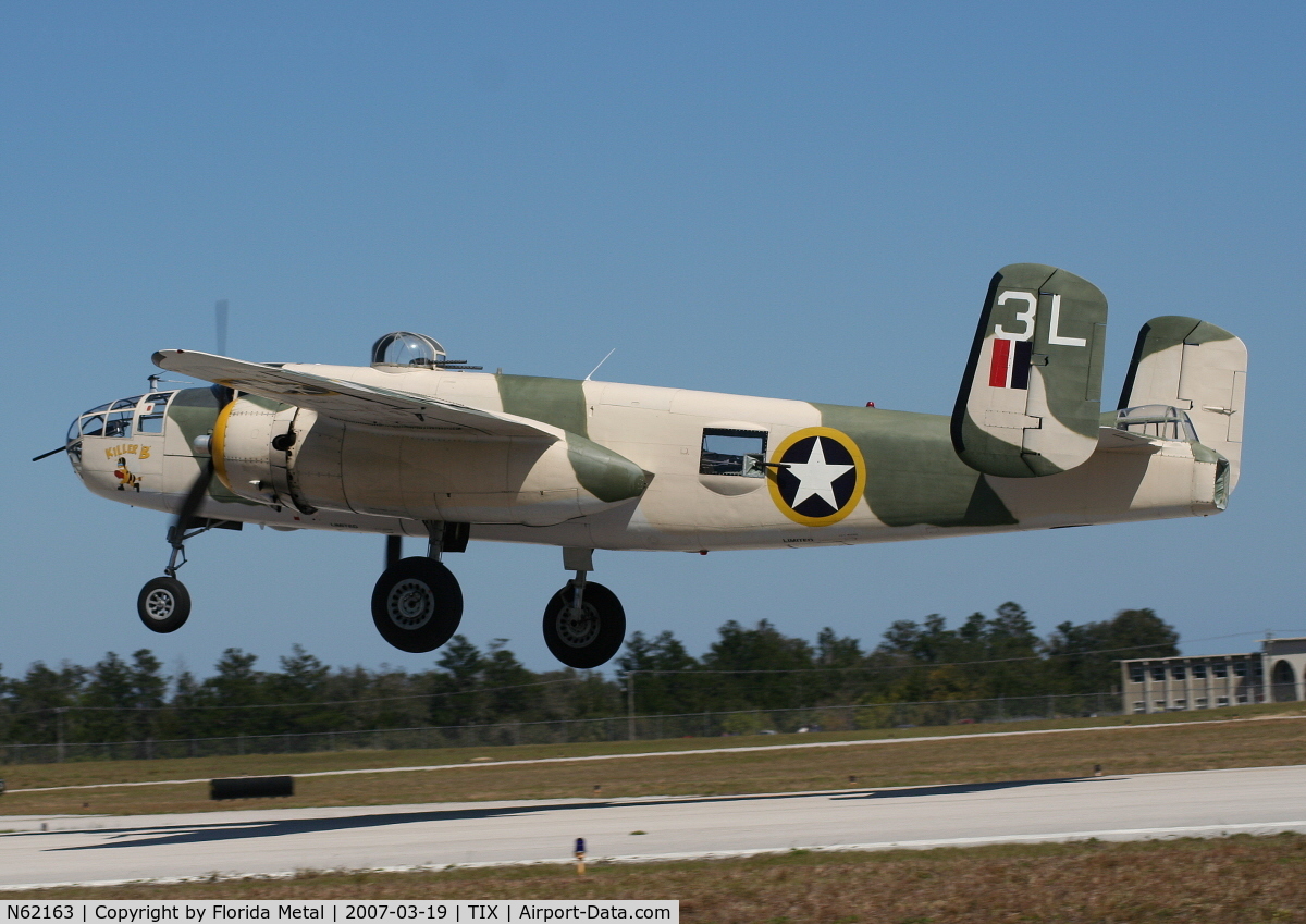 N62163, 1944 North American B-25J Mitchell Mitchell C/N 108-47451, B-25