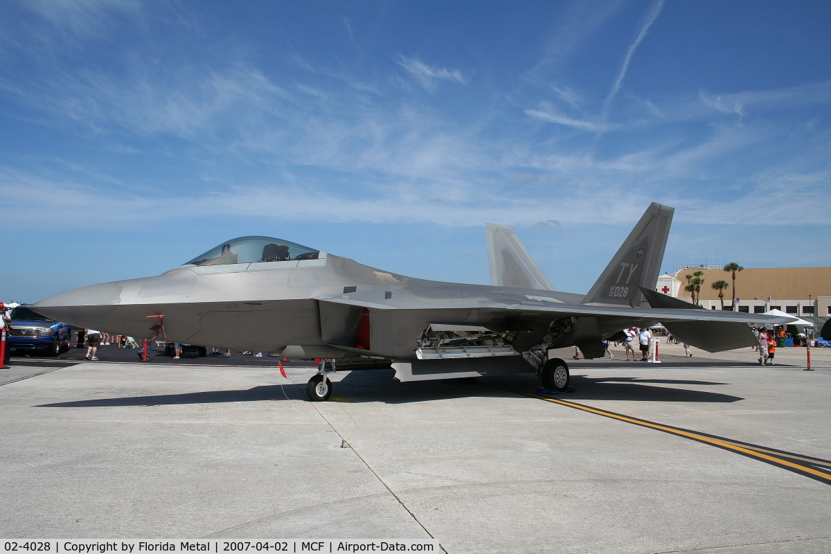 02-4028, 2002 Lockheed Martin F/A-22A Raptor C/N 4028, F-22