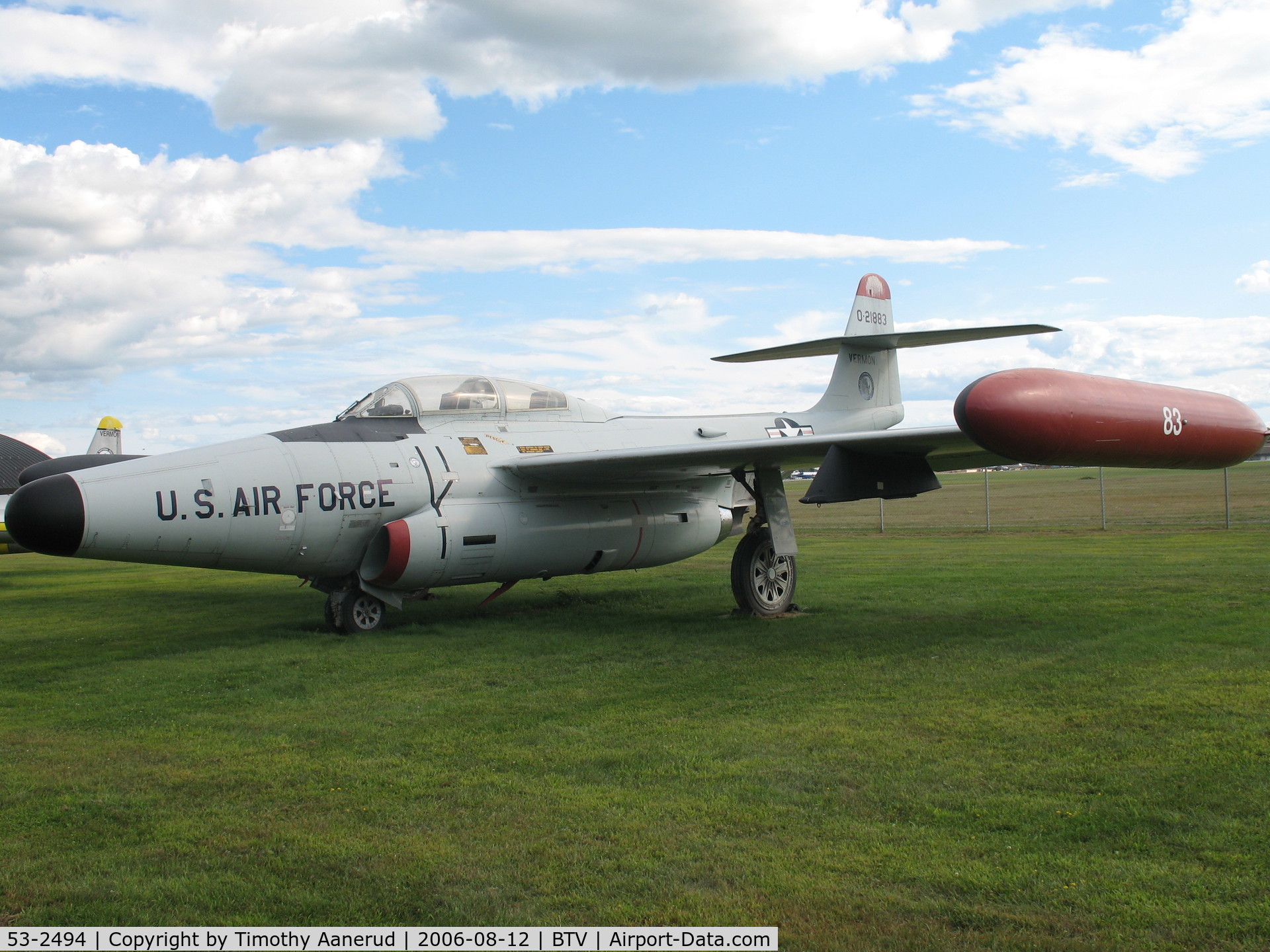 53-2494, 1953 Northrop F-89D Scorpion C/N Not found 53-2494, Vermont ANG, Northrop F-89D (Scorpion)
