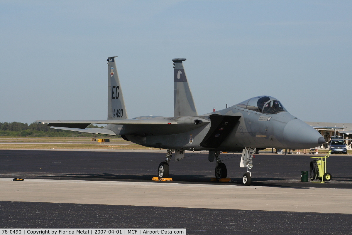 78-0490, 1978 McDonnell Douglas F-15C Eagle C/N 0472/C023, F-15