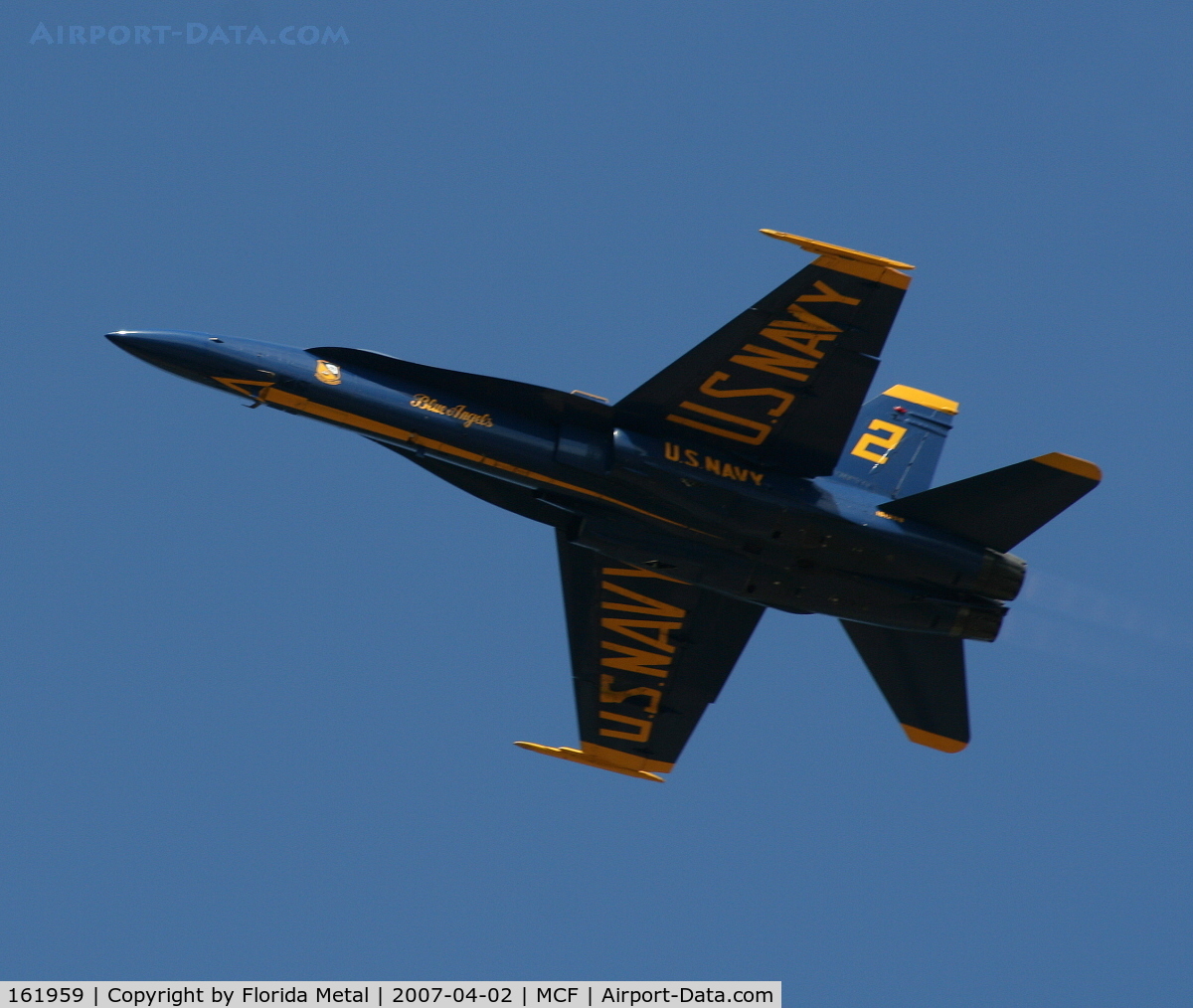 161959, McDonnell Douglas F/A-18A Hornet C/N 0170/A133, Blue Angels #2