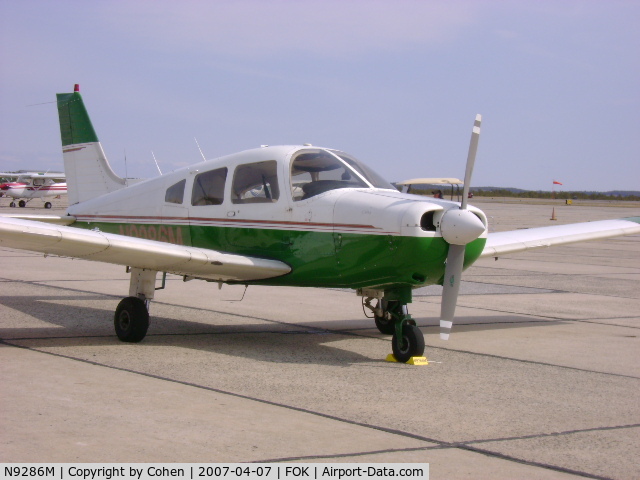N9286M, 1985 Piper PA-28-161 C/N 28-8616044, photo taken at FOK, brief overview of N9286M