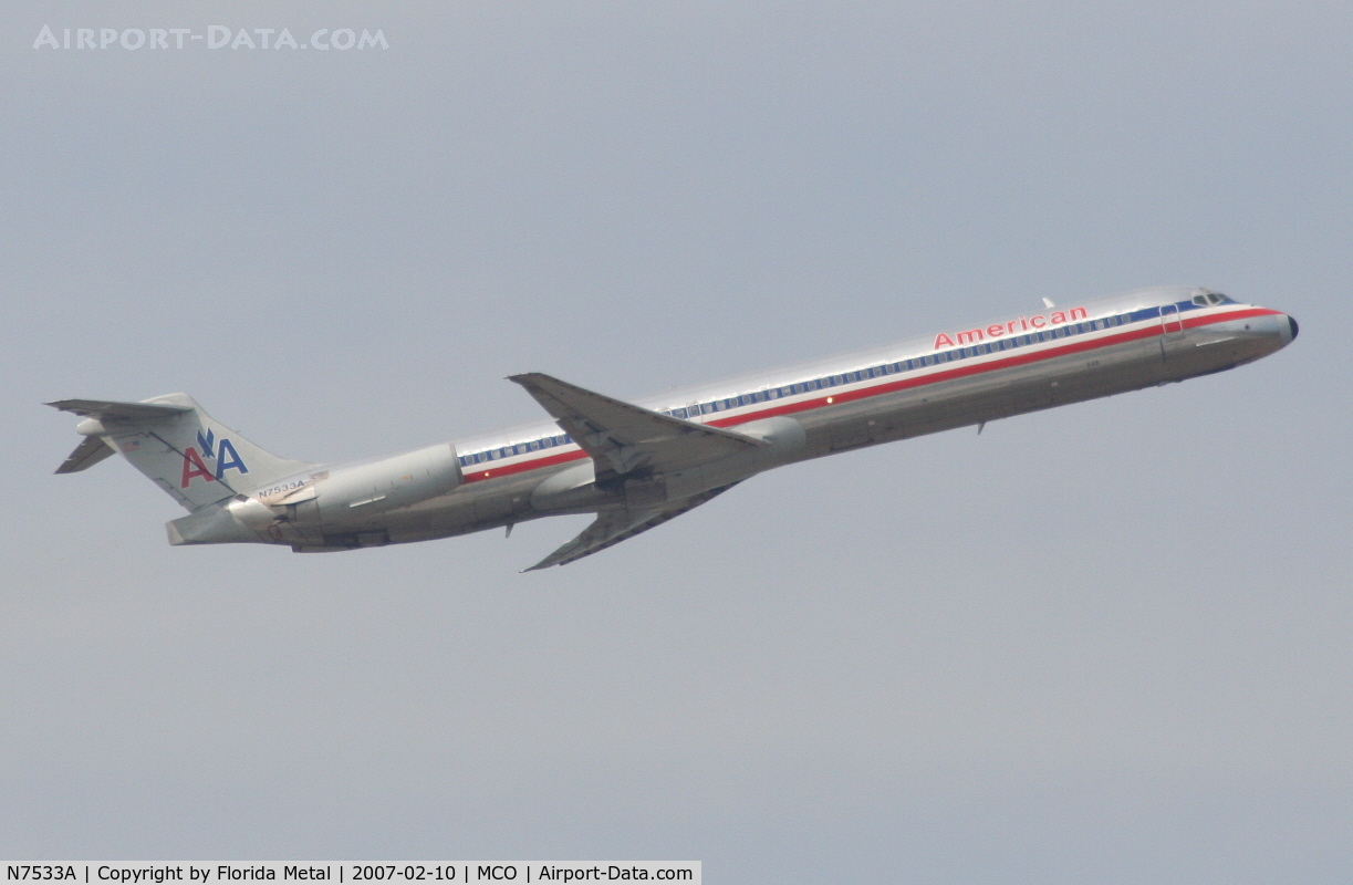 N7533A, 1990 McDonnell Douglas MD-82 (DC-9-82) C/N 49987, American