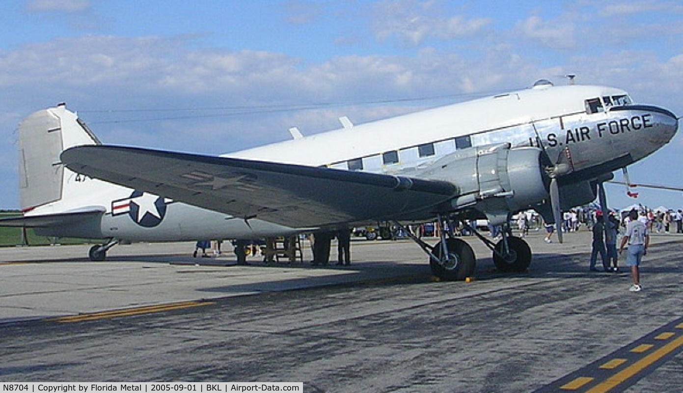 N8704, 1944 Douglas DC3C-S4C4G (TC-47B-30-DK) C/N 33048, C-47 Yankee Doodle Dandy