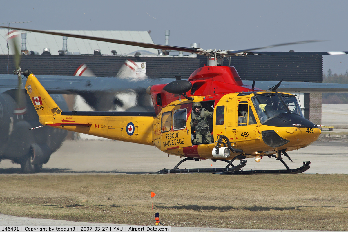 146491, Bell CH-146 Griffon C/N 46491, Departing from Ramp III.