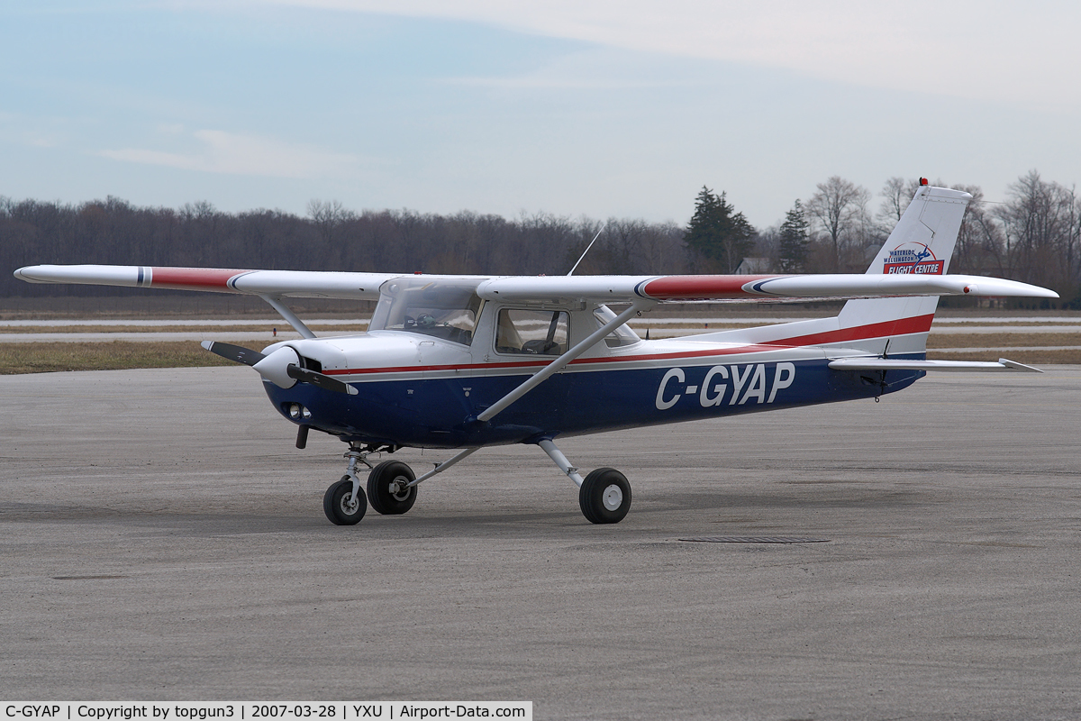 C-GYAP, 1979 Cessna 152 C/N 15283193, Parked at ESSO ramp.