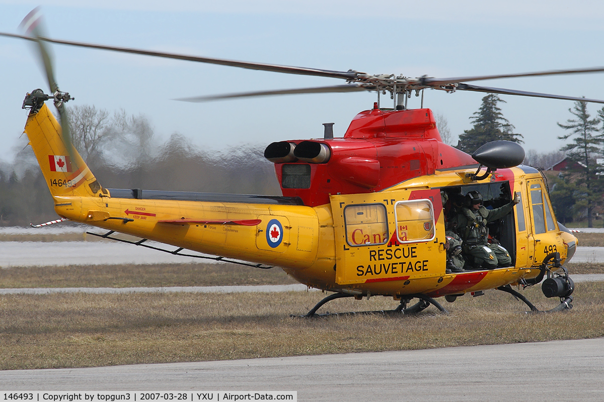 146493, Bell CH-146 Griffon C/N 46493, Just landed next to Ramp III.