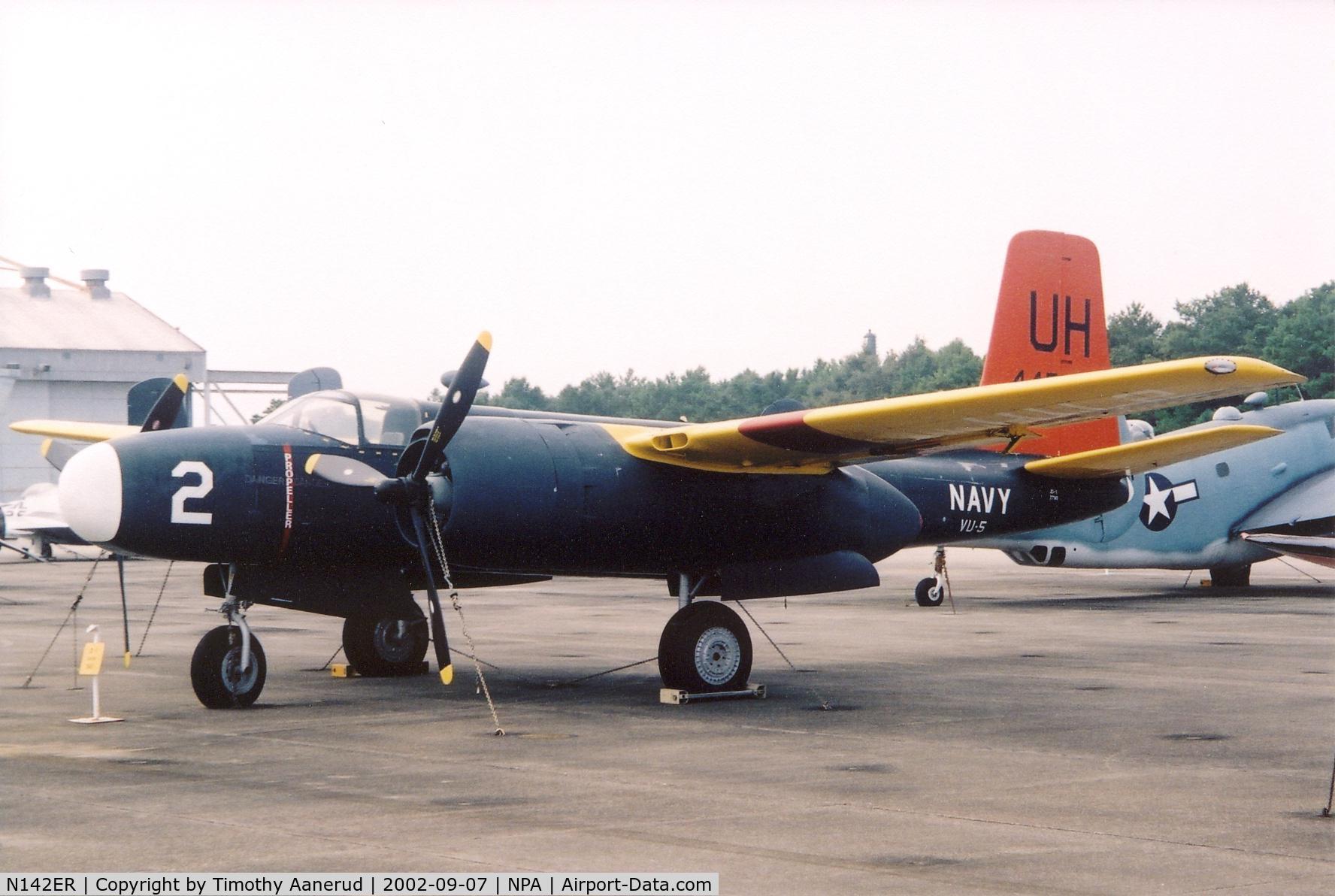 N142ER, Douglas A-26B Invader C/N 6928, National Museum of Naval Aviation, Douglas JD-1 Invader, on display as BuNo 77141, originally 41-39215, the Navy version of the A-26, Ex N142ER