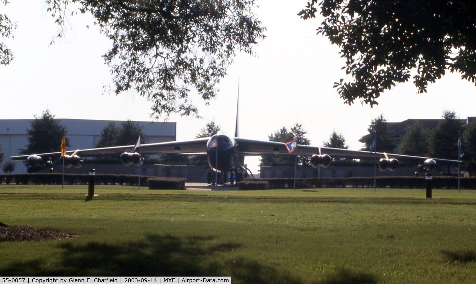 55-0057, 1955 Boeing B-52D-10-BW Stratofortress C/N 464009, B-52D at the Maxwell AFB Air Park