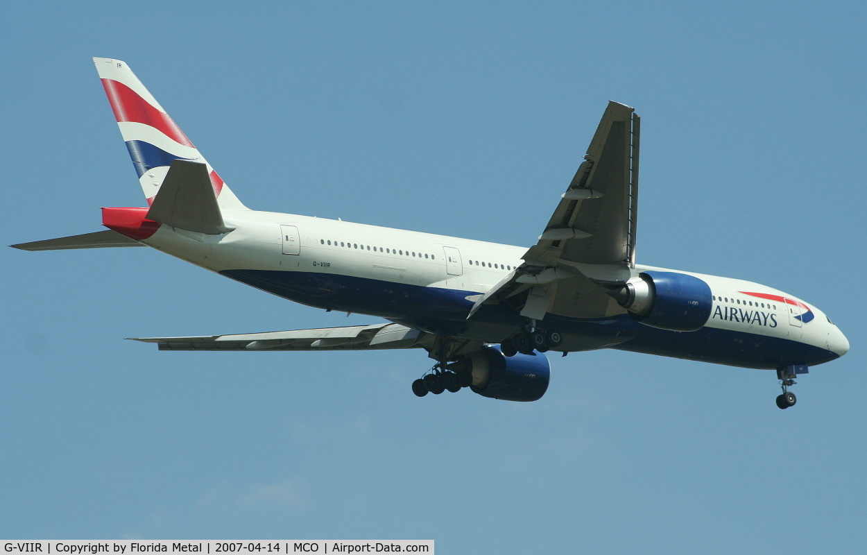 G-VIIR, 1999 Boeing 777-236 C/N 29322, British