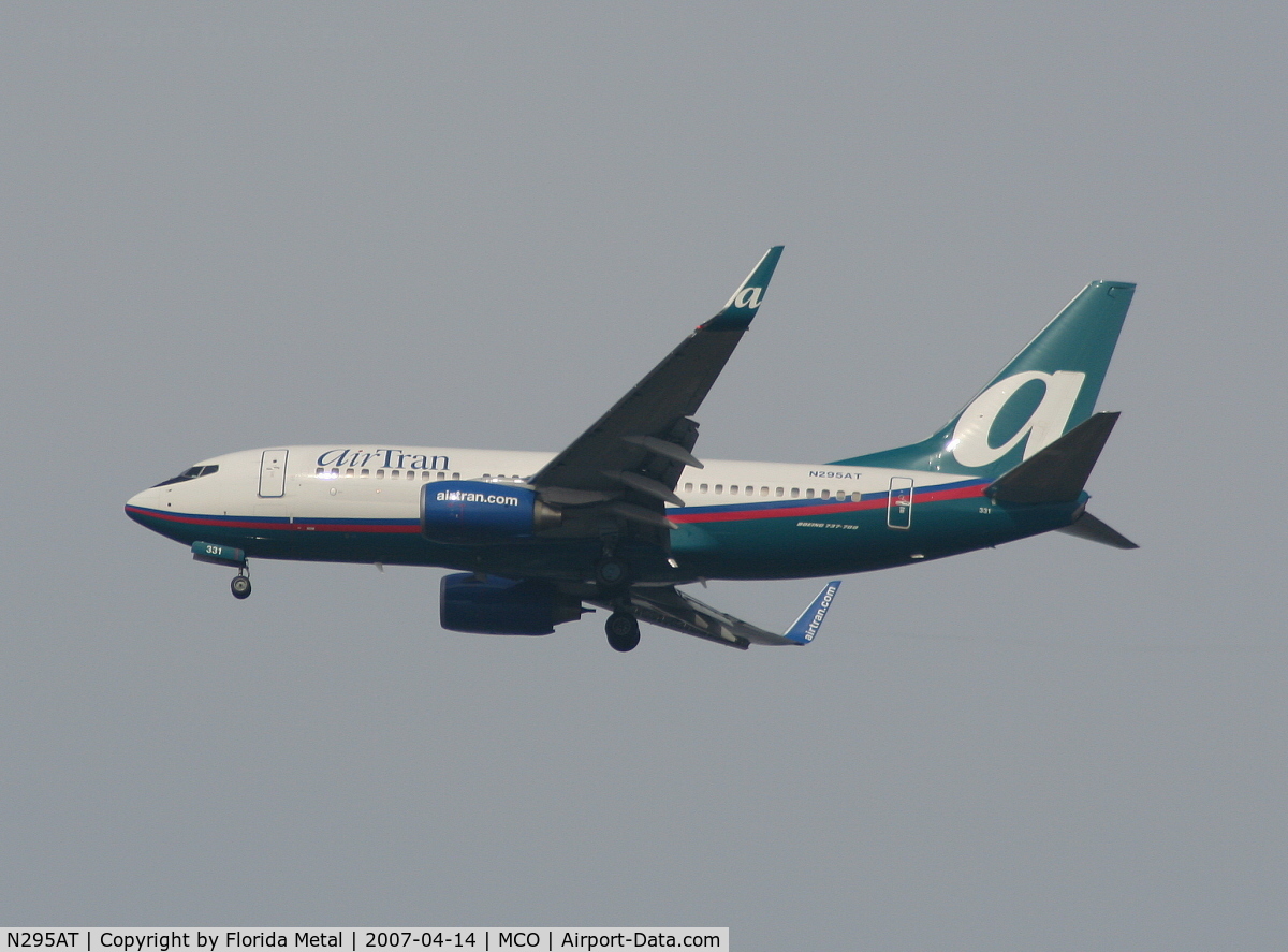 N295AT, 2006 Boeing 737-76N C/N 32677, Air Tran