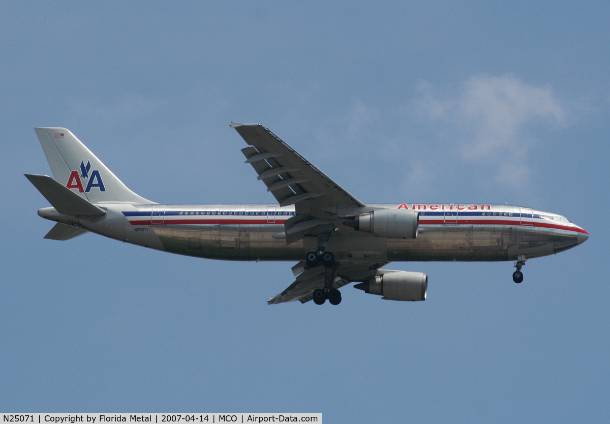 N25071, 1989 Airbus A300B4-605R C/N 514, American